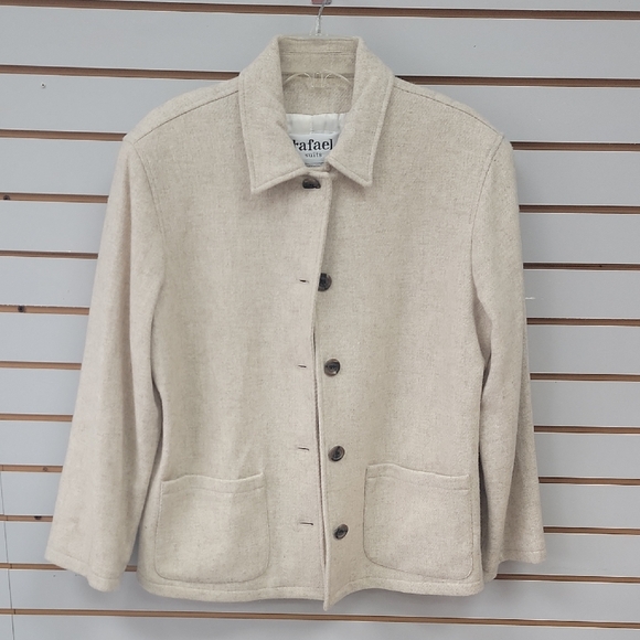 RAFAEL Jackets & Blazers - RAFAEL Cream Button-Up Jacket